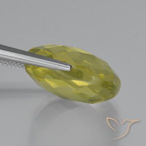 Quartz Jaune clair naturelle Coussin, 26.21 ct, VVS-VS