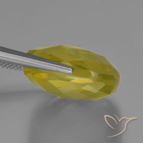 Quartz Jaune ananas naturelle Coussin, 26.50 ct, VS