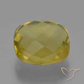Quartz Jaune moyen-léger naturelle Coussin, 26.30 ct, VS