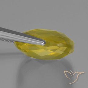 Quartz Jaune moyen-léger naturelle Coussin, 26.30 ct, VS