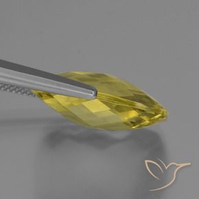 Quartz Jaune moyen-léger naturelle Coussin, 15.08 ct, VVS