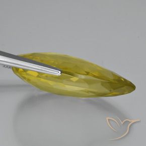 Quartz Jaune clair naturelle En forme de poire, 55.06 ct, VVS-VS