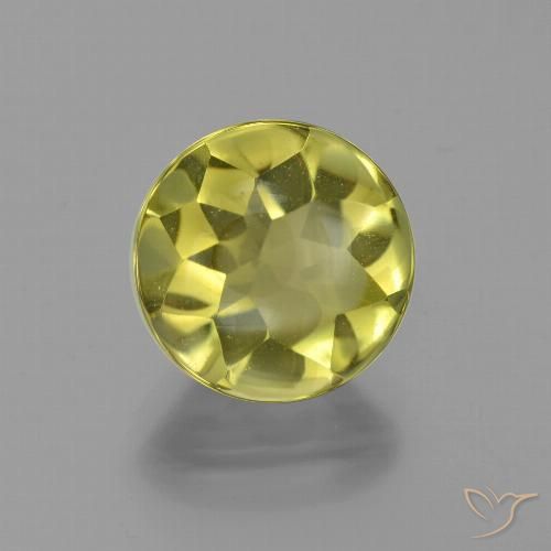 3.87ct Naturel Jaune verdâtre clair Quartz, Tour, Transparent