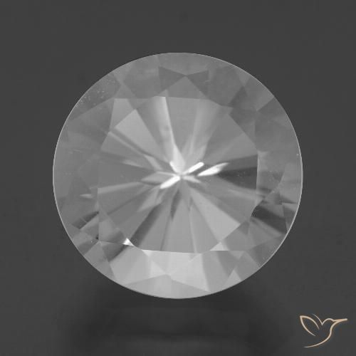 7.59ct Naturel Blanc Quartz, Tour, VVS-VS