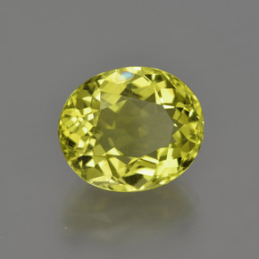 Quartz Citron naturelle Coupe ovale, 5.27 ct, VS