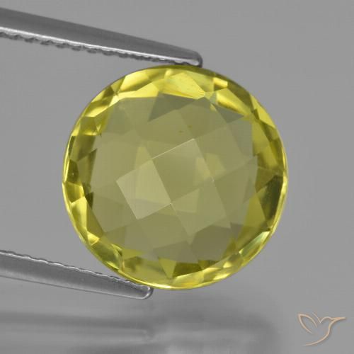 5.33ct Naturel Jaune moyen Quartz, Tour, VS
