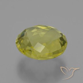Quartz jaune naturelle coupe roude, 5,31 ct, VVS-VS