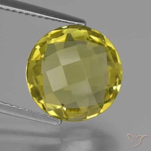 5.28ct Naturel Jaune moyen Quartz, Tour, VVS-VS