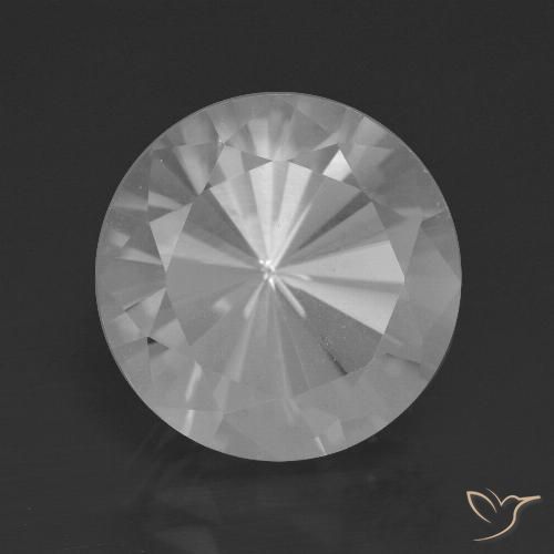 7.50ct Naturel Blanc Quartz, Tour, VVS-VS