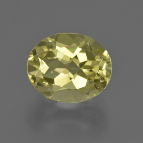 Quartz Citron naturelle Coupe ovale, 3.76 ct, VVS