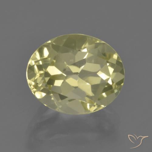 Quartz Jaune lagon naturelle ovale, 3.68 ct, VVS-VS