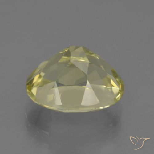 Quartz Jaune lagon naturelle ovale, 3.68 ct, VVS-VS