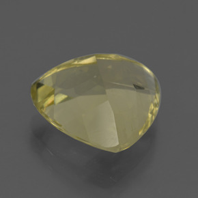 Quartz jaune naturelle trillion, 5,18 ct, VS-SI