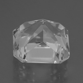Quartz blanc naturelle taille émeraude, 6,46 ct, VVS-VS