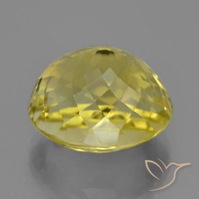 Quartz Jaune moyen-léger naturelle ovale, 18.09 ct, VVS-VS