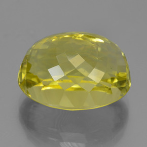 Quartz Jaune ananas naturelle Coupe ovale, 16.04 ct, VVS-VS