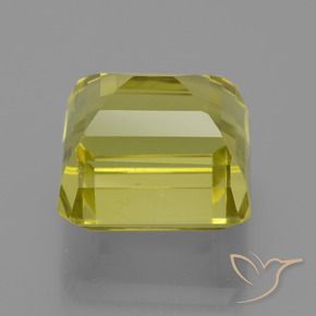Quartz Jaune maïs naturelle Octogone / coupe Émeraude, 17.49 ct, VVS-VS