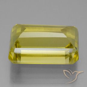 Quartz Jaune moyen-léger naturelle Octogone / coupe Émeraude, 15.59 ct, VVS-VS