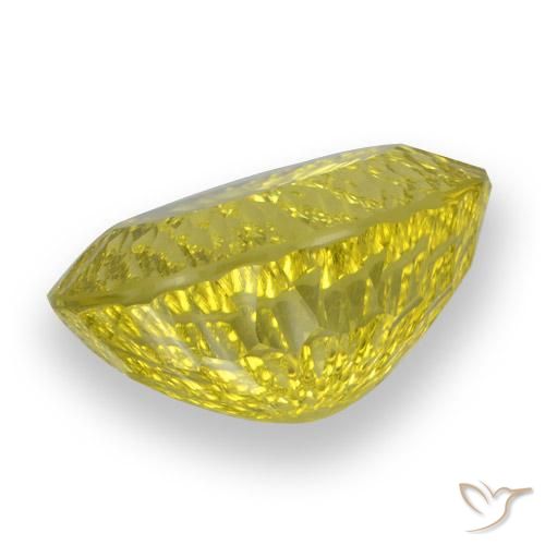 Quartz Jaune riche naturelle ovale, 57.99 ct, VVS