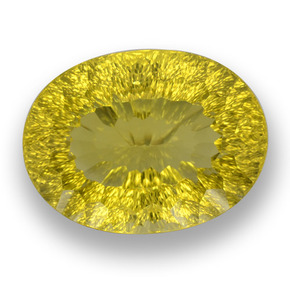 Quartz Jaune moyen-foncé naturelle Coupe ovale, 70.83 ct, VVS
