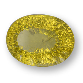 Quartz Jaune moyen-foncé naturelle Coupe ovale, 70.83 ct, VVS