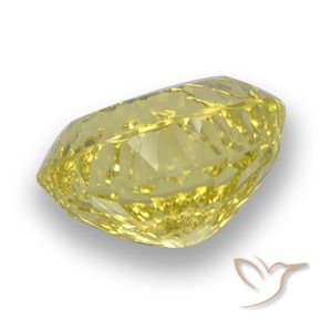 Quartz Jaune ananas léger naturelle ovale, 33.78 ct, VVS