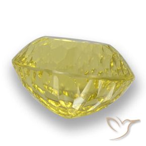 Quartz Bourdon jaune naturelle ovale, 38.26 ct, VVS