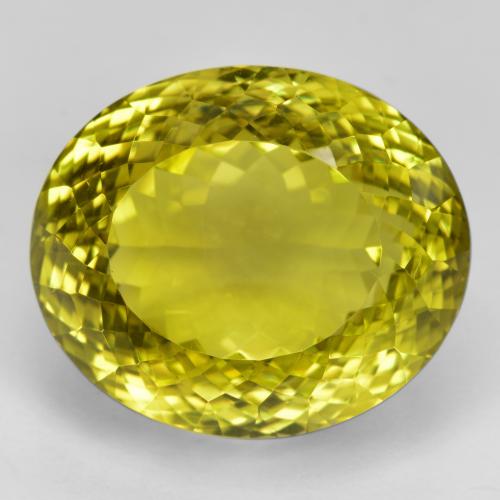 49.99ct Naturel Jaune moyen Quartz, ovale, VVS