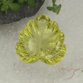 Quartz Jaune clair naturelle Fantaisie, 15.29 ct, Transparent