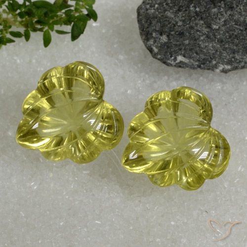 20.42ctw Naturel Pineapple yellow Quartz, Fantaisie, Transparent