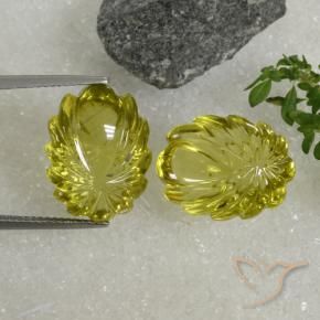 Shop natural 21.68ct Jaune moyen Quartz gems, Fantaisie, from Brésil at GemSelect. In stock, global shipping!