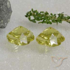 Shop natural 19.42ct Jaune moyen Quartz gems, Taille Fleur, from Brésil at GemSelect. In stock, global shipping!