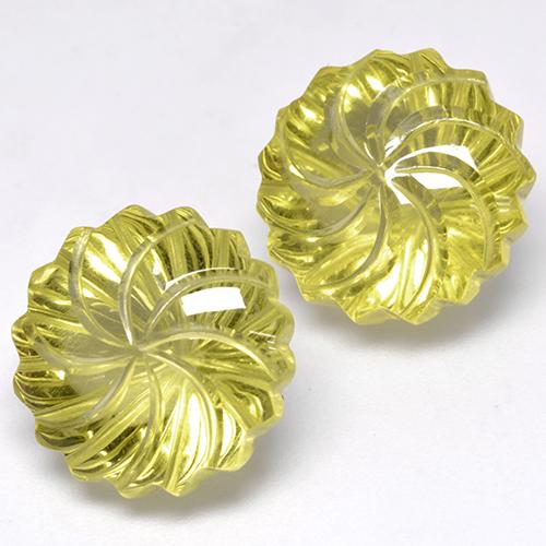 Achetez naturel 24,54ct jaune quartz gems, taille fleur, en provenance brésil chez gemselect. en stock, livraison internationale!