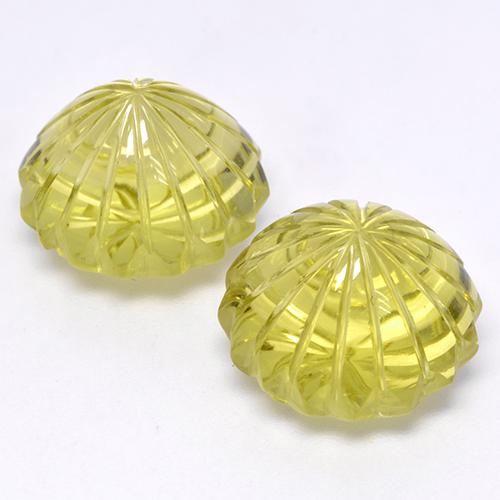 Achetez naturel 24,54ct jaune quartz gems, taille fleur, en provenance brésil chez gemselect. en stock, livraison internationale!