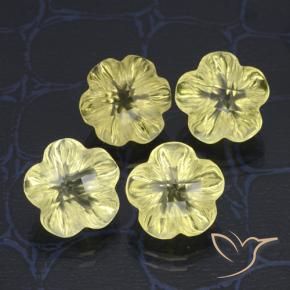 Shop natural 15.20ct Jaune moyen-léger Quartz gems, Taille Fleur, from Brésil at GemSelect. In stock, global shipping!