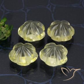 Shop natural 15.20ct Jaune moyen-léger Quartz gems, Taille Fleur, from Brésil at GemSelect. In stock, global shipping!