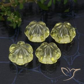 Shop natural 16.85ct Jaune verdâtre Quartz gems, Taille Fleur, from Brésil at GemSelect. In stock, global shipping!