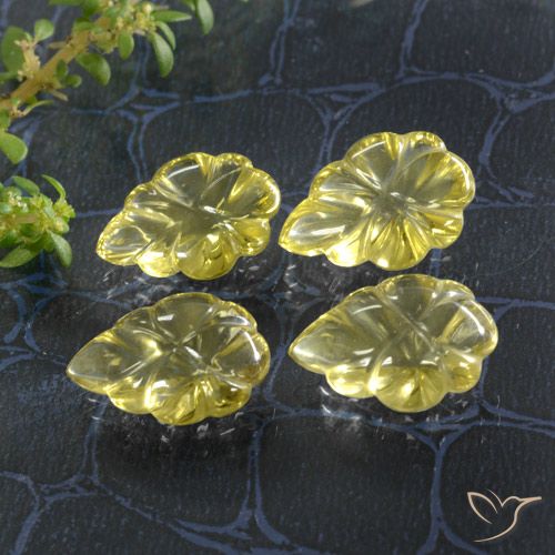 14.83ctw Naturel Jaune pâle Quartz, Fantaisie, Transparent