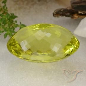 Quartz Jaune vif naturelle ovale, 115.73 ct, VVS