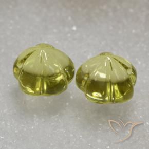 Shop natural 15.78ct Jaune verdâtre Quartz gems, Taille Fleur, from Brésil at GemSelect. In stock, global shipping!