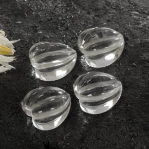 Achetez naturel 6.30ct Blanc Quartz gems, Forme de coeur, En provenance Brésil chez GemSelect. En stock, livraison internationale!