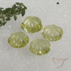 Shop natural 14.29ct Jaune verdâtre Quartz gems, Taille Fleur, from Brésil at GemSelect. In stock, global shipping!
