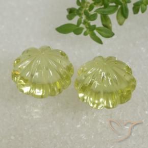 Shop natural 15.60ct Jaune moyen Quartz gems, Taille Fleur, from Brésil at GemSelect. In stock, global shipping!