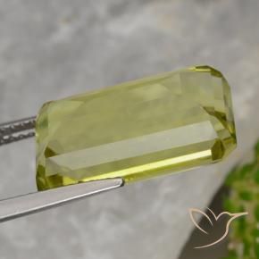 Quartz Jaune ananas naturelle Octogone / coupe Émeraude, 10.68 ct, VVS