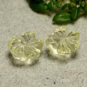 Shop natural 1.97ct Jaune moyen Quartz gems, Taille Fleur, from Brésil at GemSelect. In stock, global shipping!