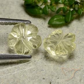 Shop natural 1.97ct Jaune moyen Quartz gems, Taille Fleur, from Brésil at GemSelect. In stock, global shipping!