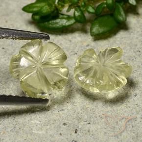 Shop natural 2.00ct Jaune moyen Quartz gems, Taille Fleur, from Brésil at GemSelect. In stock, global shipping!
