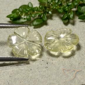 Shop natural 3.68ct Jaune moyen Quartz gems, Taille Fleur, from Brésil at GemSelect. In stock, global shipping!