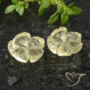 Shop natural 2.32ct Jaune moyen Quartz gems, Taille Fleur, from Brésil at GemSelect. In stock, global shipping!