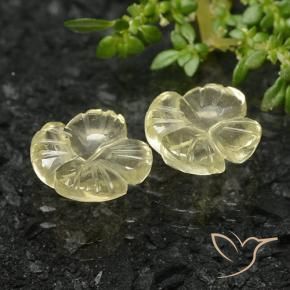 Shop natural 4.68ct Jaune verdâtre Quartz gems, Taille Fleur, from Brésil at GemSelect. In stock, global shipping!